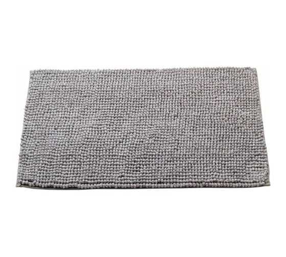 Коврик для ванной SWENSA RIPPLE 50х80см, серый, полиэстер BSM-8200-GRY 1