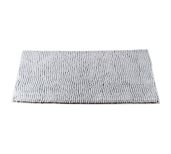 Коврик для ванной SWENSA PUFFY 60х90 см, светло-серый, полиэстер SWM-3005LG-B 1