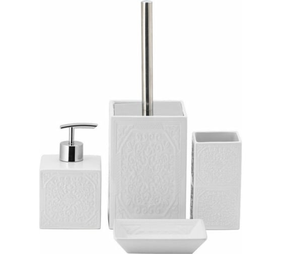 Мыльница SWENSA VENICE белый, керамика SWTK-6010-D