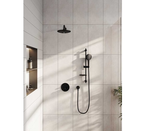 Душевой комплект VITRA Bliss, матовый черный A4574336EXP