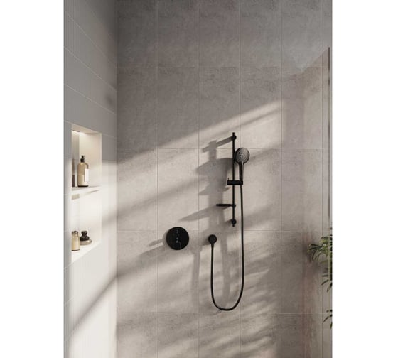 Душевой комплект VITRA Bliss, матовый черный A4574336EXP