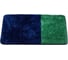 Коврик для ванной SWENSA HALLE 50х80 см, синий/зеленый, микрофибра BSM-HALLE-5080 1
