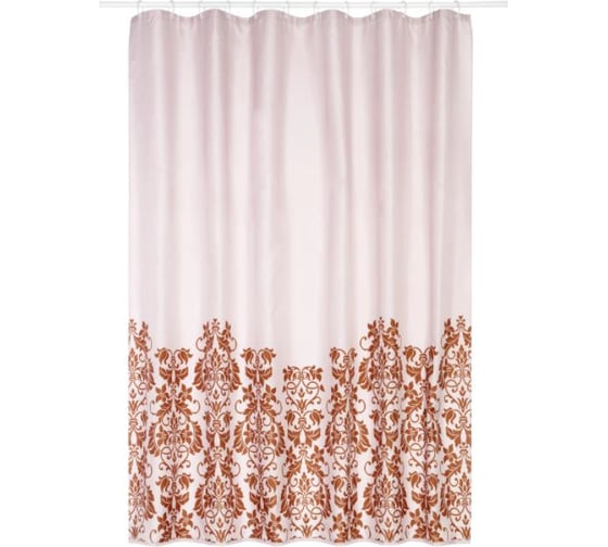 Штора для ванной SWENSA ORSO 180x200 см, розовый, полиэстер BSС-90-93 1