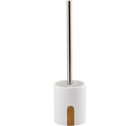 Ерш для туалета SWENSA SIAM белый, полирезина/бамбук SWT-5600E