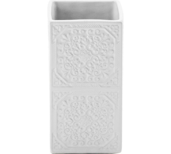 Стакан SWENSA VENICE белый, керамика SWTK-6010-C