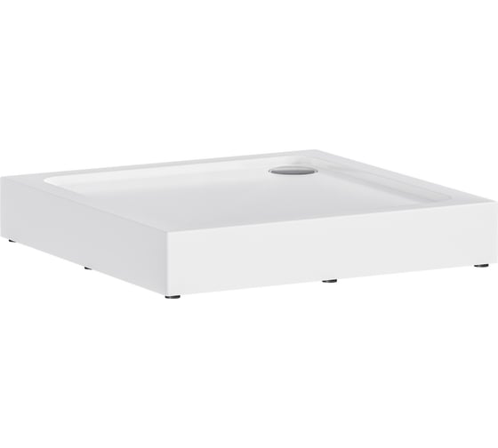 Поддон акриловый 1Marka FLAT 90x90 прямой комплект 01фл9090прК