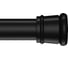Карниз для ванной комнаты IDDIS 110-200 см, черный SRB0120i14 1