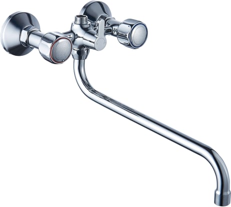 Смеситель Diadonna универсальный, с прямым, поворотным изливом D80-226355