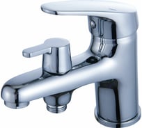 Смеситель для умывальника Diadonna с душевой лейкой монолитный D80-114124