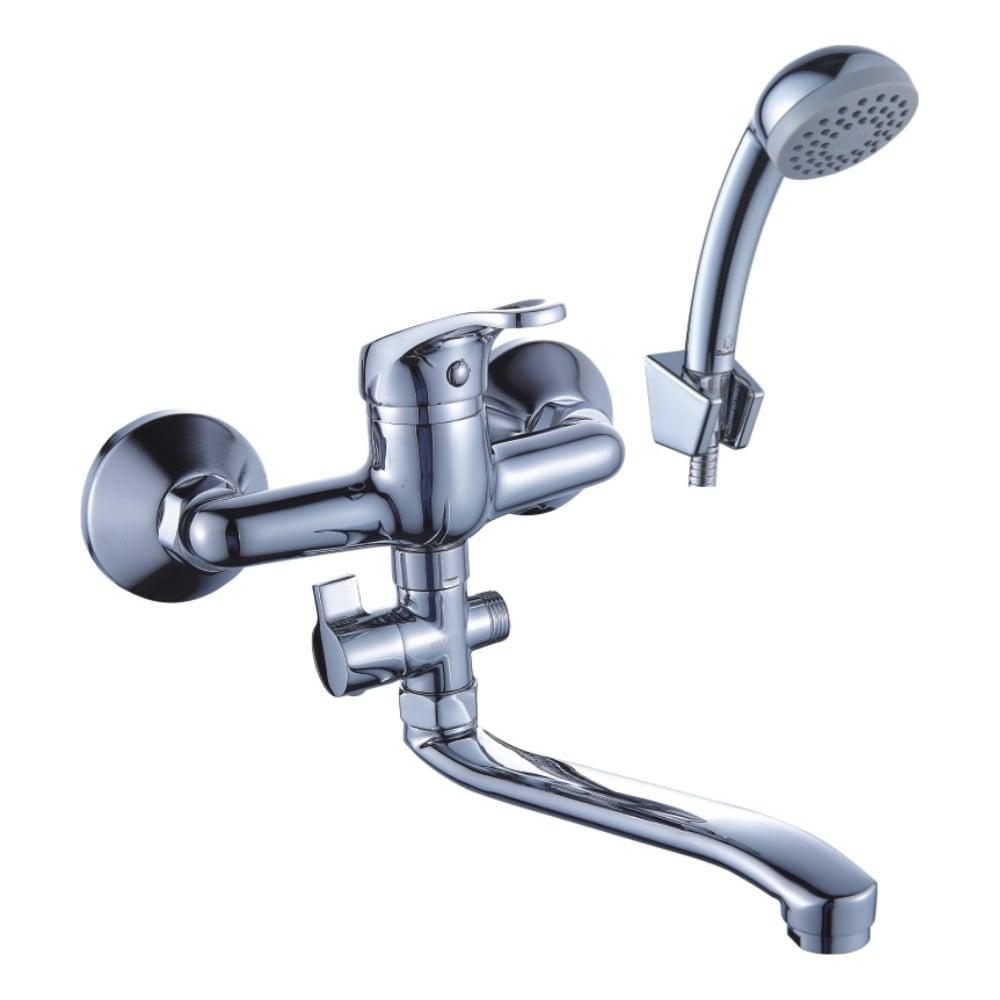 СмесительDiadonnaуниверсальный,спрямым,поворотнымизливомD80-221111