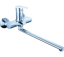 Смеситель Diadonna универсальный, с прямым, поворотным изливом D87-222105W