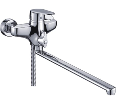 Универсальный смеситель Potato с плоским прямым изливом с переключателем душа P2209