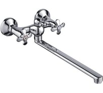 Универсальный смеситель Potato с плоским прямым изливом и переключателем для душа P2250