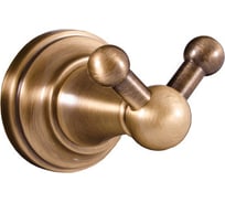 Крючок RavSlezak двойной, цвет бронза MKA0102SM