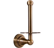 Настенный держатель туалетной бумаги RavSlezak вертикальный, цвет бронза MKA0402SM