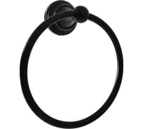 Полотенцедержатель кольцо RavSlezak черный матовый MKA0104CMAT