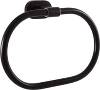 Полотенцедержатель RavSlezak  овальный, черный матовый YUA0104CMAT