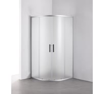 Душ. уголок OLIVE'S MINO, матов. стекла, полукруг, хром (без поддона) U_MN-90PMCS-SD-C