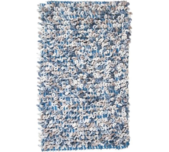 Коврик Raindrops Ricolli меланж голубой, 50х80 см S-8756bl 1