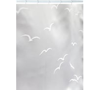 Штора для ванной Raindrops Fly белая 1.8х2.0 м SV-JAC-066-11-4800