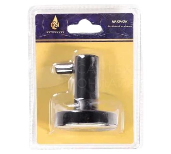 Крючок для ванной Raindrops Black 20588