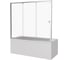 Шторка для ванны Good Door SCREEN WTW-130-C-CH ПД00100 1