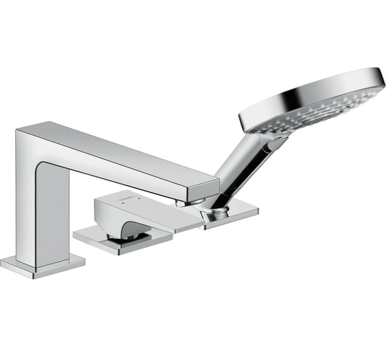 Смеситель для ванны на 3 отверстия HANSGROHE 32551000 HG Metropol 00000061404