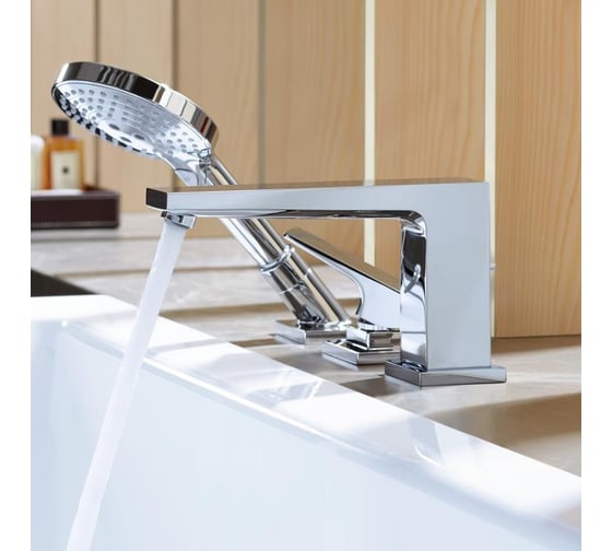 Смеситель для ванны на 3 отверстия HANSGROHE 32551000 HG Metropol 00000061404