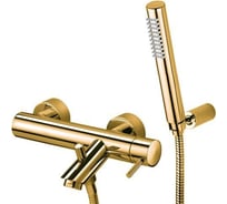 Смеситель для ванны Paffoni LIGHT короткий излив, золото LIG023HG 00244504