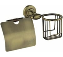 Настенный держатель для освежителя и туалетной бумаги Potato с крышкой P2603-1