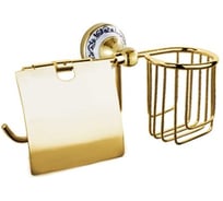 Настенный держатель для туалетной бумаги и освежителя Potato P7103-1