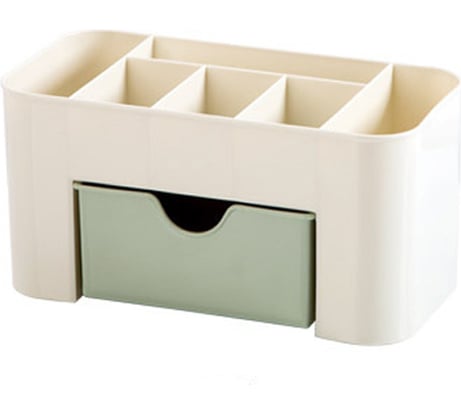 Настольный органайзер для косметики HOMSU зеленый HOM-1048