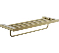 Полка для полотенец BELZ брашированное золото B90824