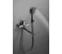 Смеситель для ванны BELZ длинный излив, латунь, оружейная сталь B22613-3 2