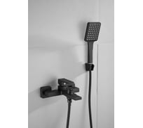 Смеситель для ванны BELZ короткий излив, латунь, черный B60613-7