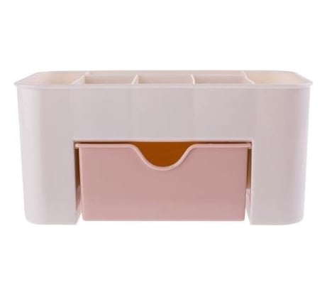 Настольный органайзер для косметики HOMSU розовый HOM-927