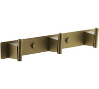 Планка с крючками BELZ 3 брашированное золото B91315-3