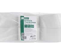 Бумага туалетная КЛИВЕР 1слой, 200 м, цвет натуральный, 12 рулонов 1029129