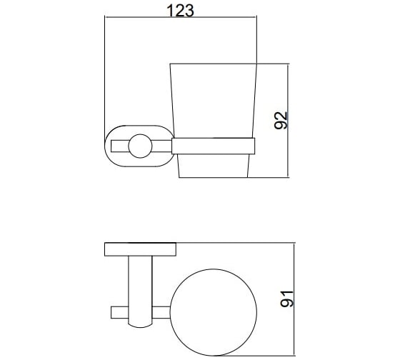 Держатель стакана BELZ B90506