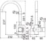 Смеситель для кухни с подключением фильтра BELZ латунь, хром B76801 11