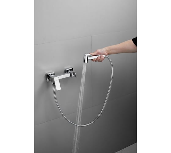 Смеситель с гигиенической лейкой BELZ хром B55806