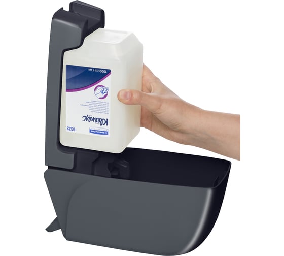 Диспенсер для моющего средства для рук Kimberly-Clark Aquarius картридж/черный/1 л 7173