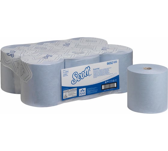 Полотенца для рук Kimberly-Clark Scott ESSENTIAL рулон/синий 6692