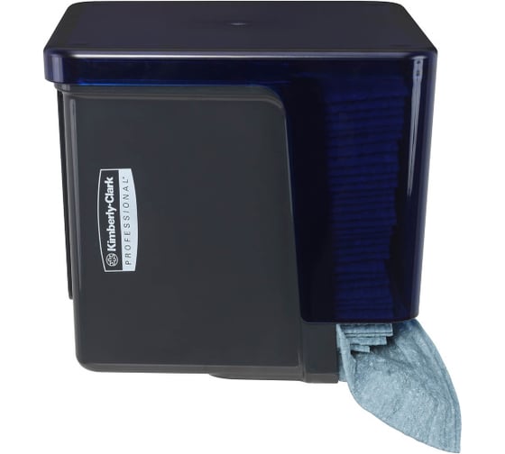 Диспенсер для протирочных салфеток Kimberly-Clark Professional сложенные в 1/4, серый 7969