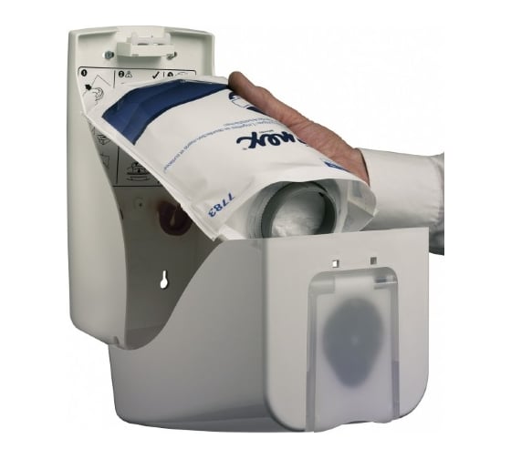 Диспенсер для протирочных салфеток Kimberly-Clark Professional маленький рулон/белый 7936