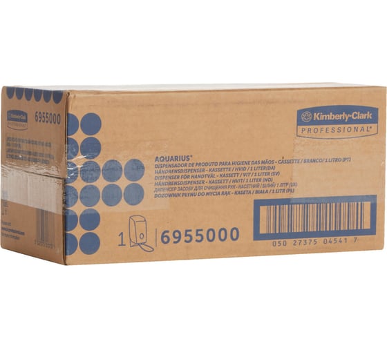 Диспенсер для моющего средства для рук Kimberly-Clark Aquarius картридж/белый /1 л 6955