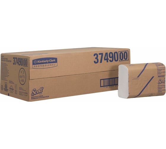 Полотенца для рук Kimberly-Clark Scott MultiFold/белый 3749