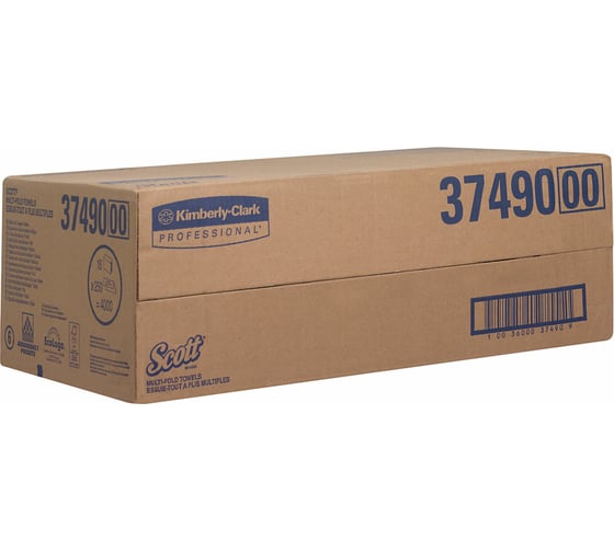 Полотенца для рук Kimberly-Clark Scott MultiFold/белый 3749