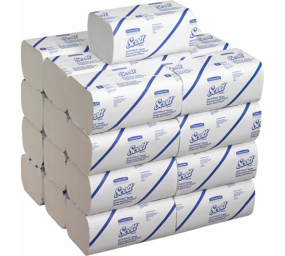 Полотенца для рук Kimberly-Clark Scott SCOTTFOLD M-образное сложение/белый/средний 6633