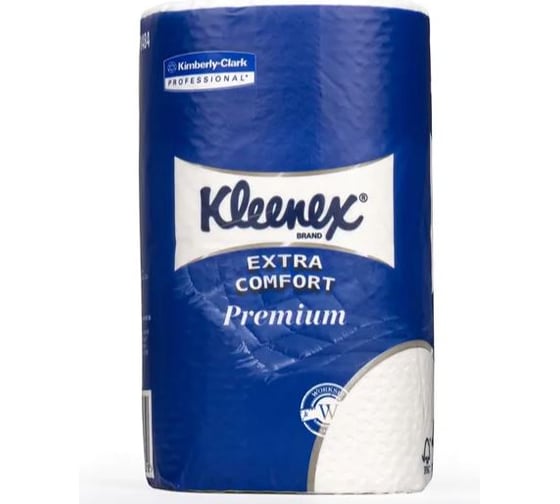 Туалетная бумага в рулонах Kimberly-Clark Kleenex маленький рулон/белый/160 8484